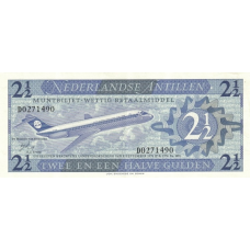 P21 Netherlands Antilles - 2,5 Gulden Year 1970